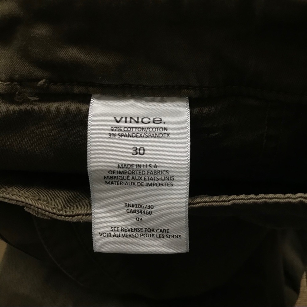 Vince. Ankle Zip Utility Pants - Picture 6 of 6